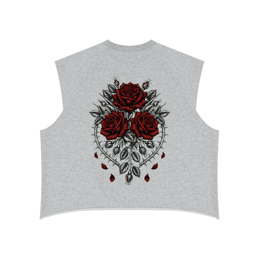 Roses - Men’s Boxy Raw Hem Tank Top