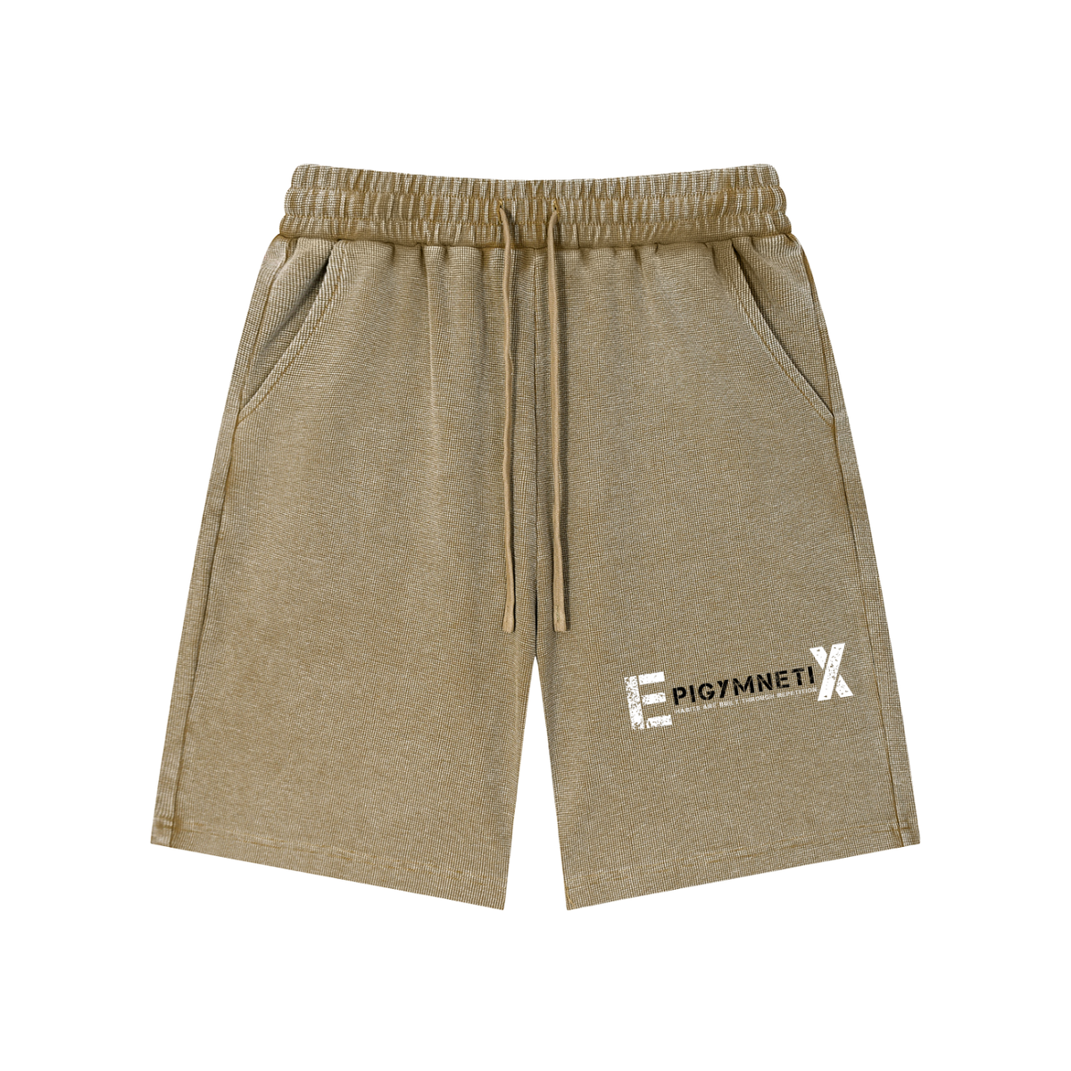EpigymnetiX - Mineral Wash Waffle Knit Shorts
