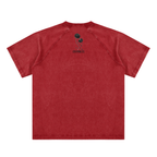 Black Rose - Vintage Washed Raglan Cotton T-Shirt