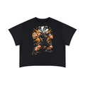 Honey Badger - Unisex Boxy Raw Edge T-Shirt
