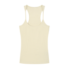 Slim Fit Ribbed Racerback Tank Top