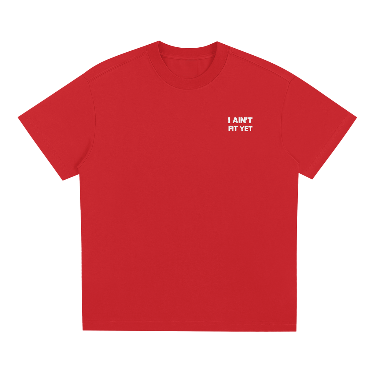 I AIN'T FIT YET(Blank back) - Sorona Quick-Dry Cooling T-Shirt