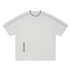 Unisex Oversized Contrast Tape T-Shirt