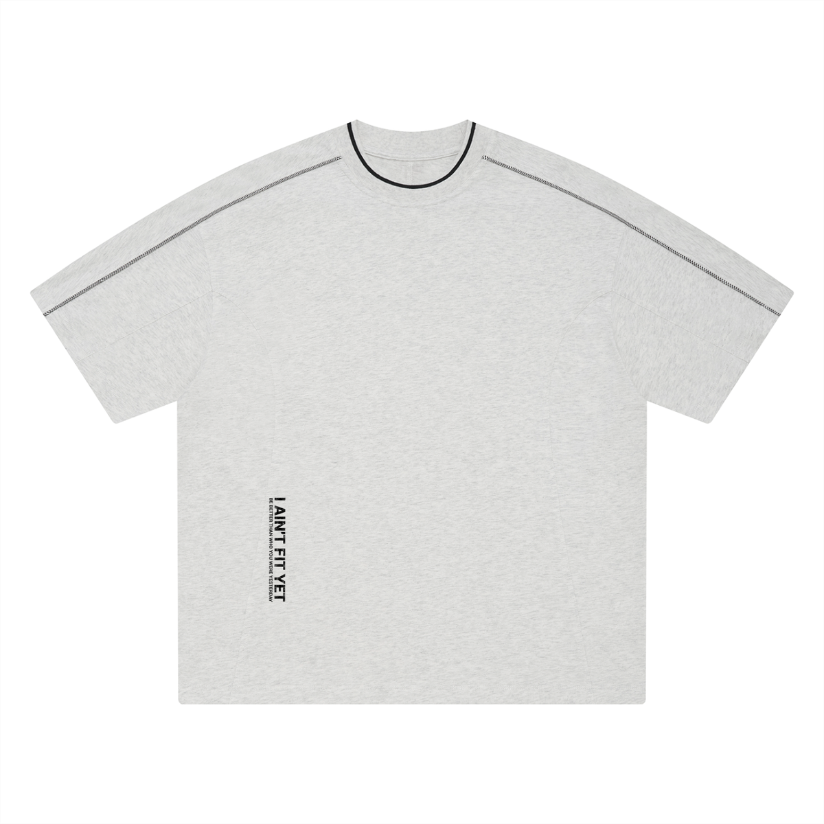Unisex Oversized Contrast Tape T-Shirt