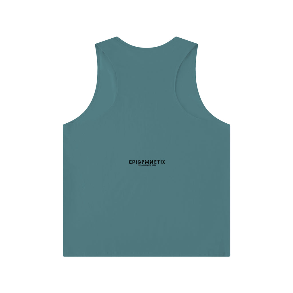 Men's Solid Color Crewneck Tank Top