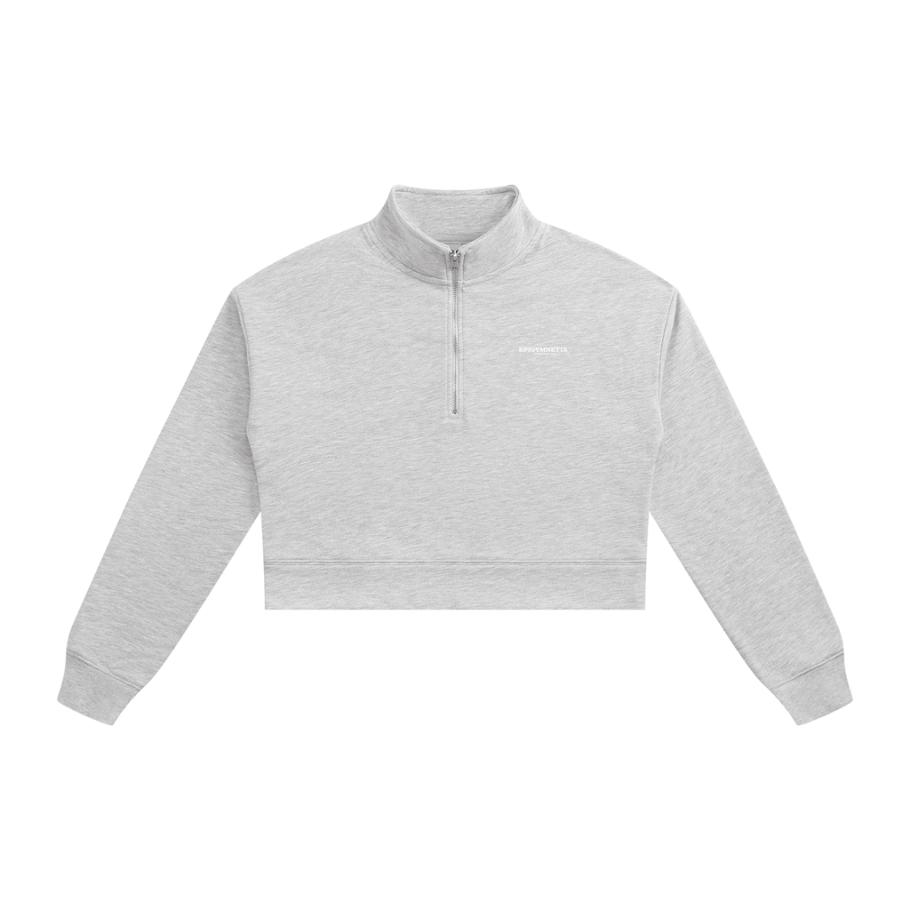 Women's Crop Quarter-Zip Sweatshirt