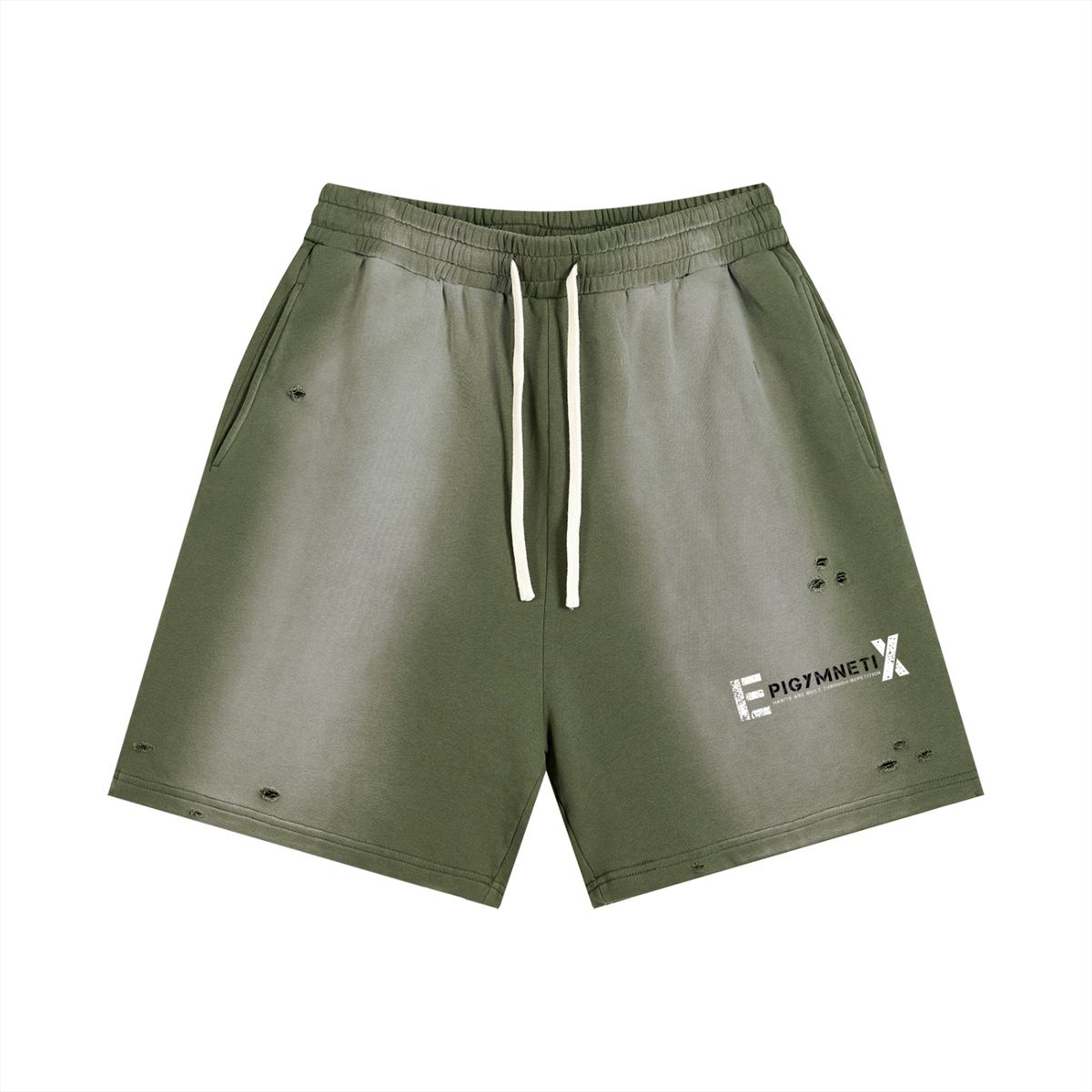 Sun Fade Distressed Shorts