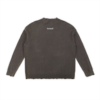 Casual-Sweat - Vintage Washed Hand-Frayed Sweater