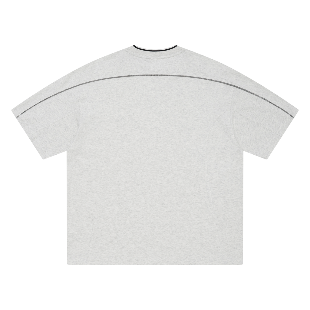 Eastwood - Unisex Oversized Contrast Tape T-Shirt
