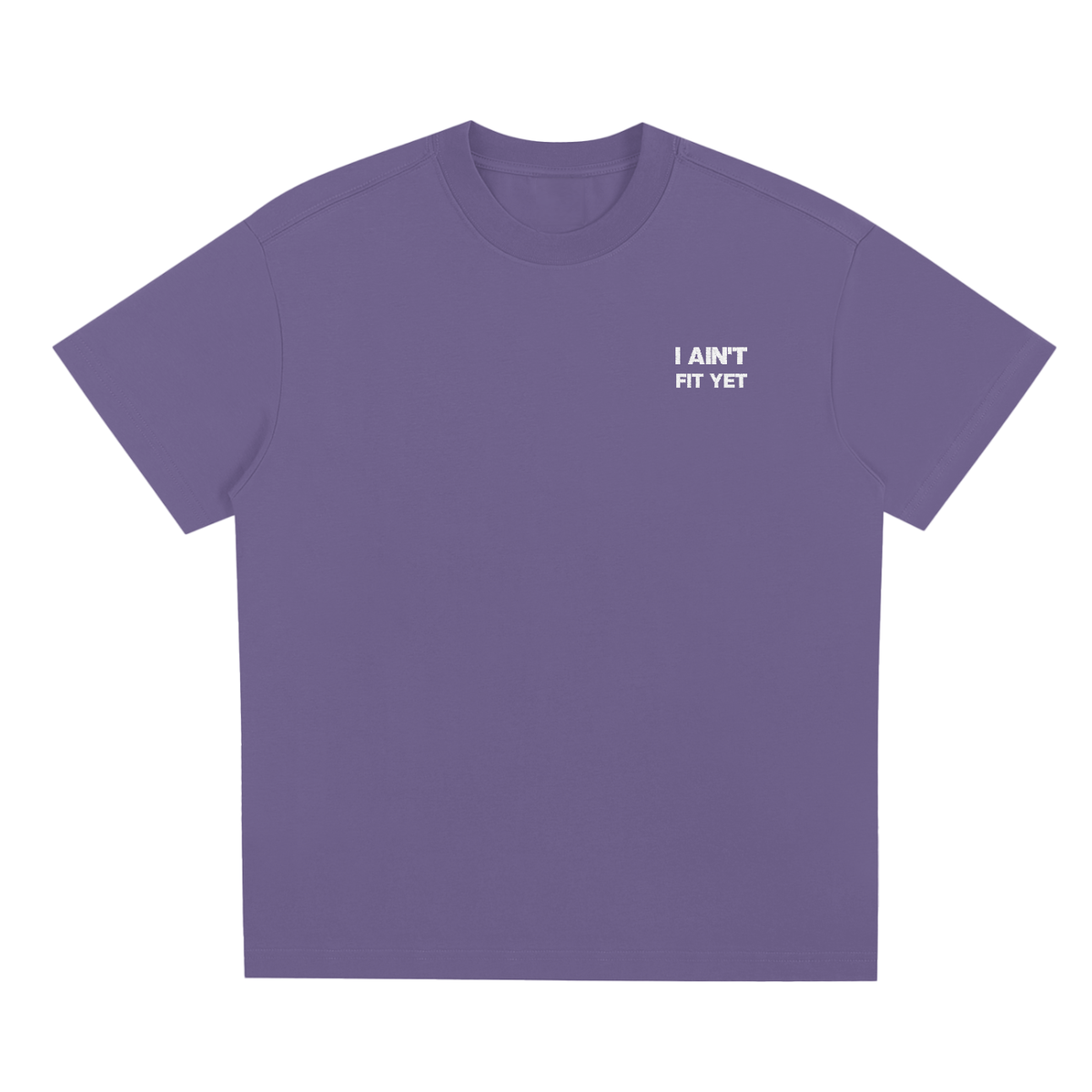 I AIN'T FIT YET(Blank back) - Sorona Quick-Dry Cooling T-Shirt