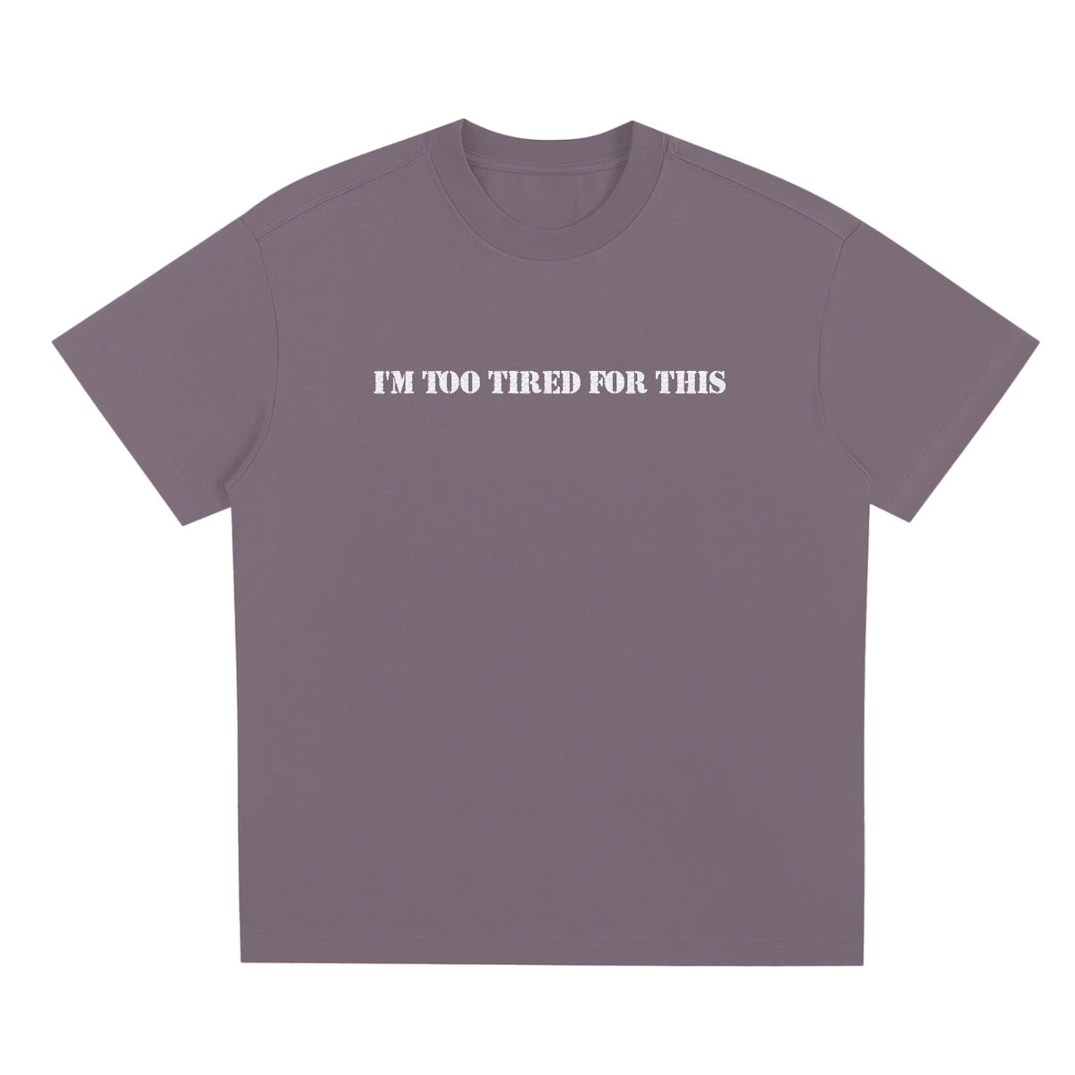 I'm too tired for this(Embroidary) - Sorona Quick-Dry Cooling T-Shirt