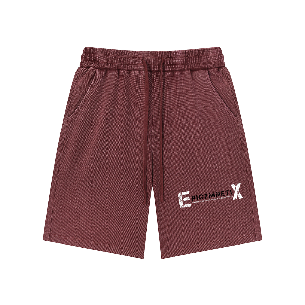EpigymnetiX - Mineral Wash Waffle Knit Shorts