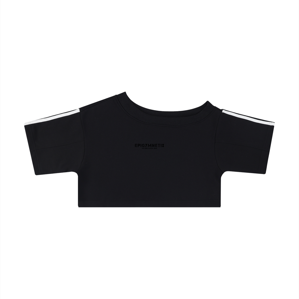 Off the shoulder crop Tee,Women