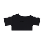 Off the shoulder crop Tee,Women