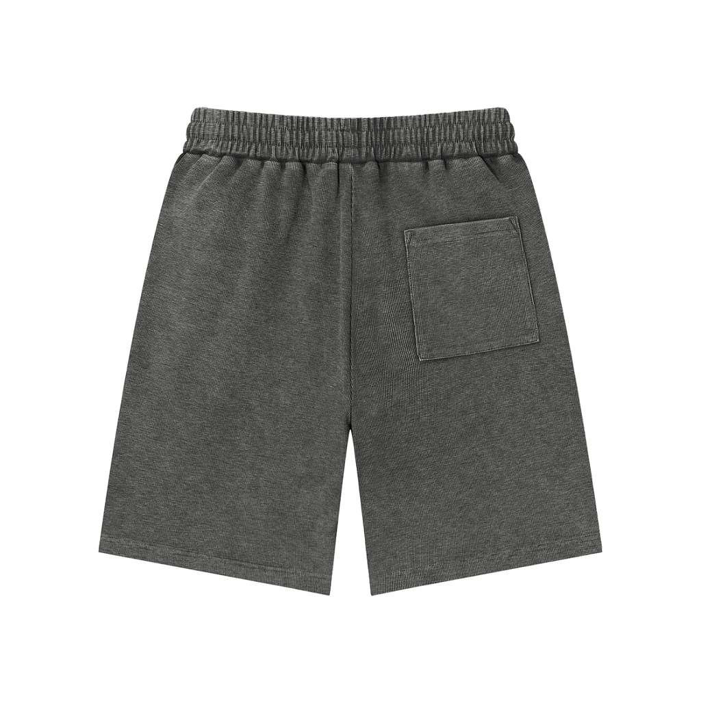 EpigymnetiX - Mineral Wash Waffle Knit Shorts