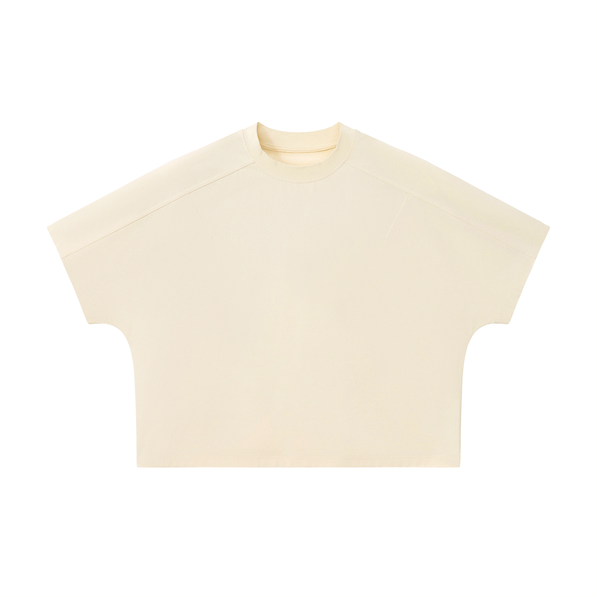 Unisex Boxy Tonal Paneling T-Shirt