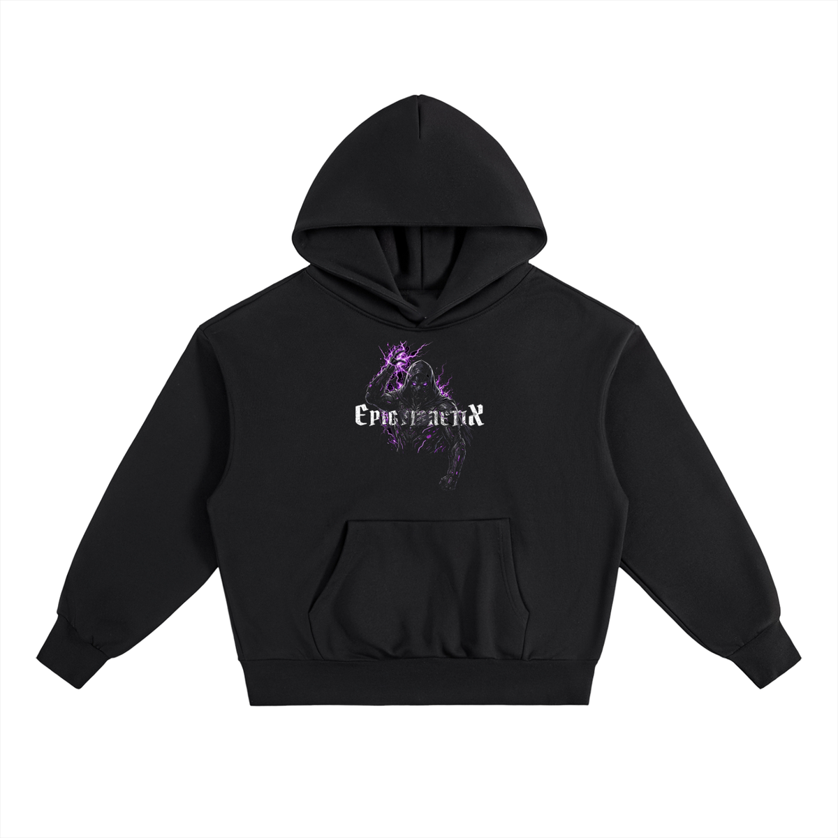 Purple Lightening - Essential Heavyweight Fleece Hoodie