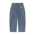 Stripped - Women's Vintage Wash Barrel Leg Jeans