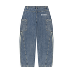 Stripped - Women's Vintage Wash Barrel Leg Jeans