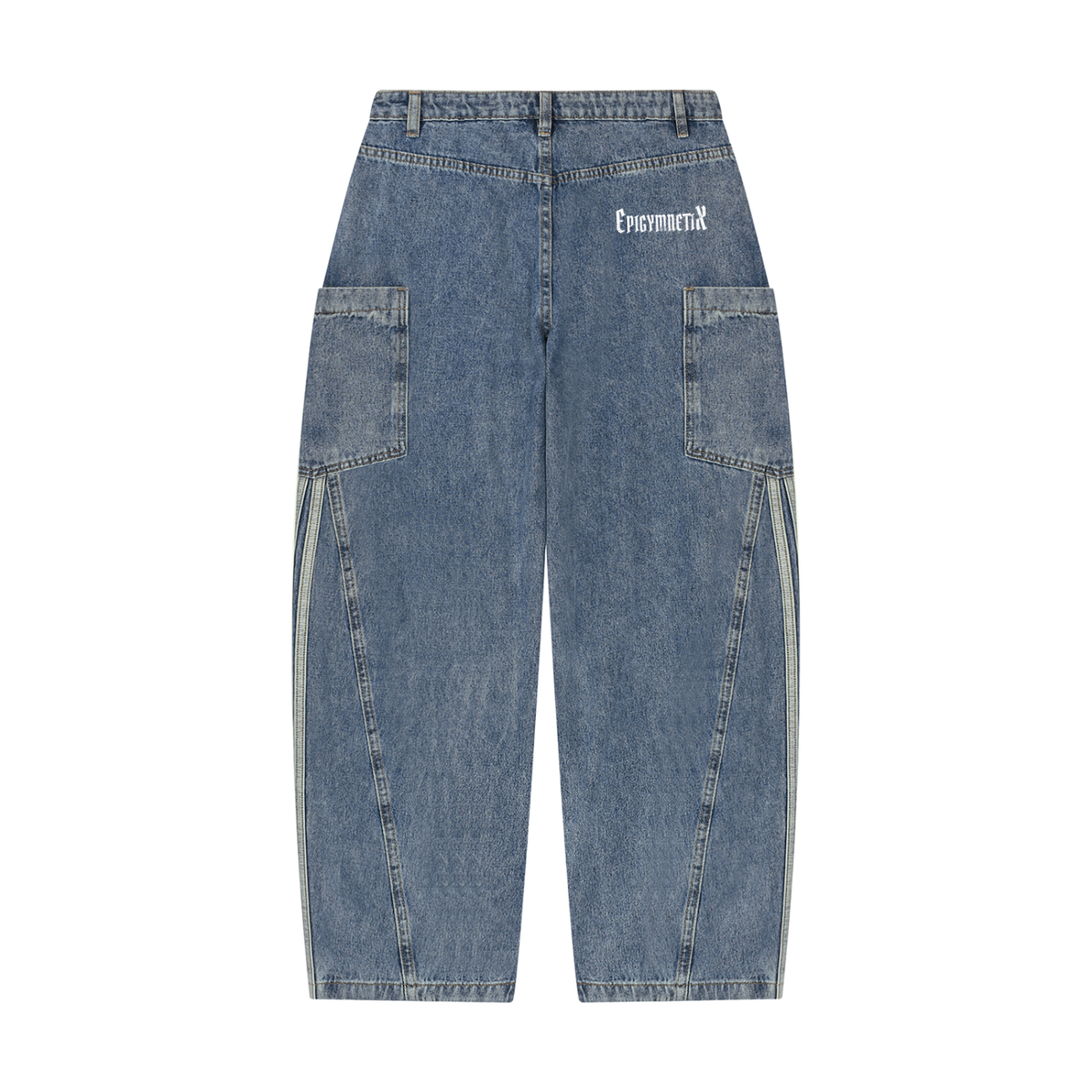 Stripped - Women's Vintage Wash Barrel Leg Jeans