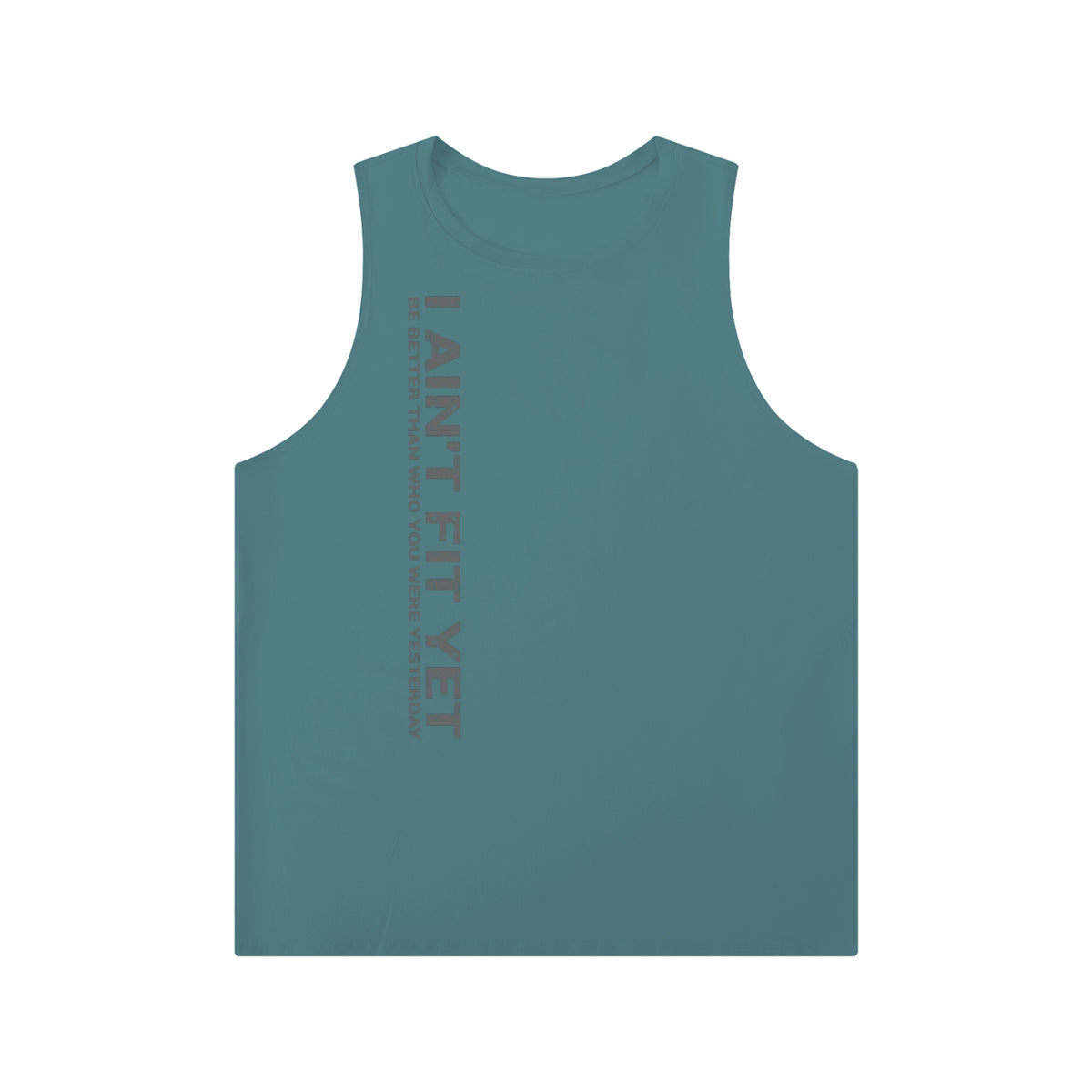 Men's Solid Color Crewneck Tank Top