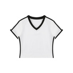 V-neck crop top,Women