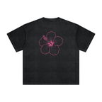 Hibiscus - Heavyweight Vintage Washed T-Shirt