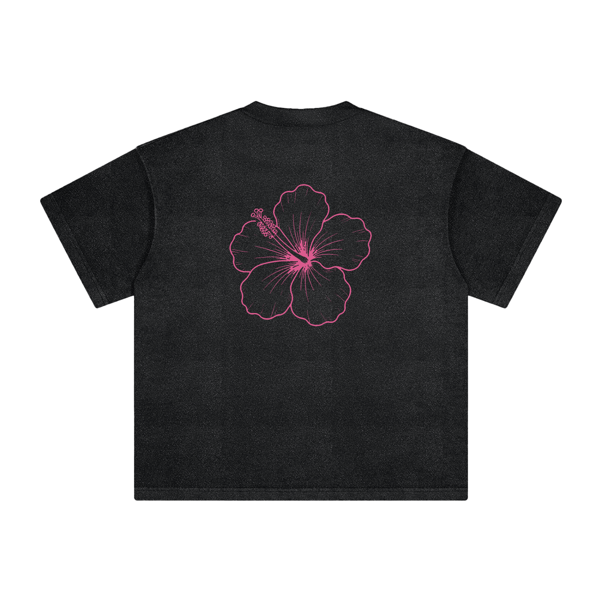 Hibiscus - Heavyweight Vintage Washed T-Shirt