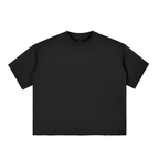Epi-Night Out(Embro) - Boxy Half-Sleeve Raw-Edge T-Shirt