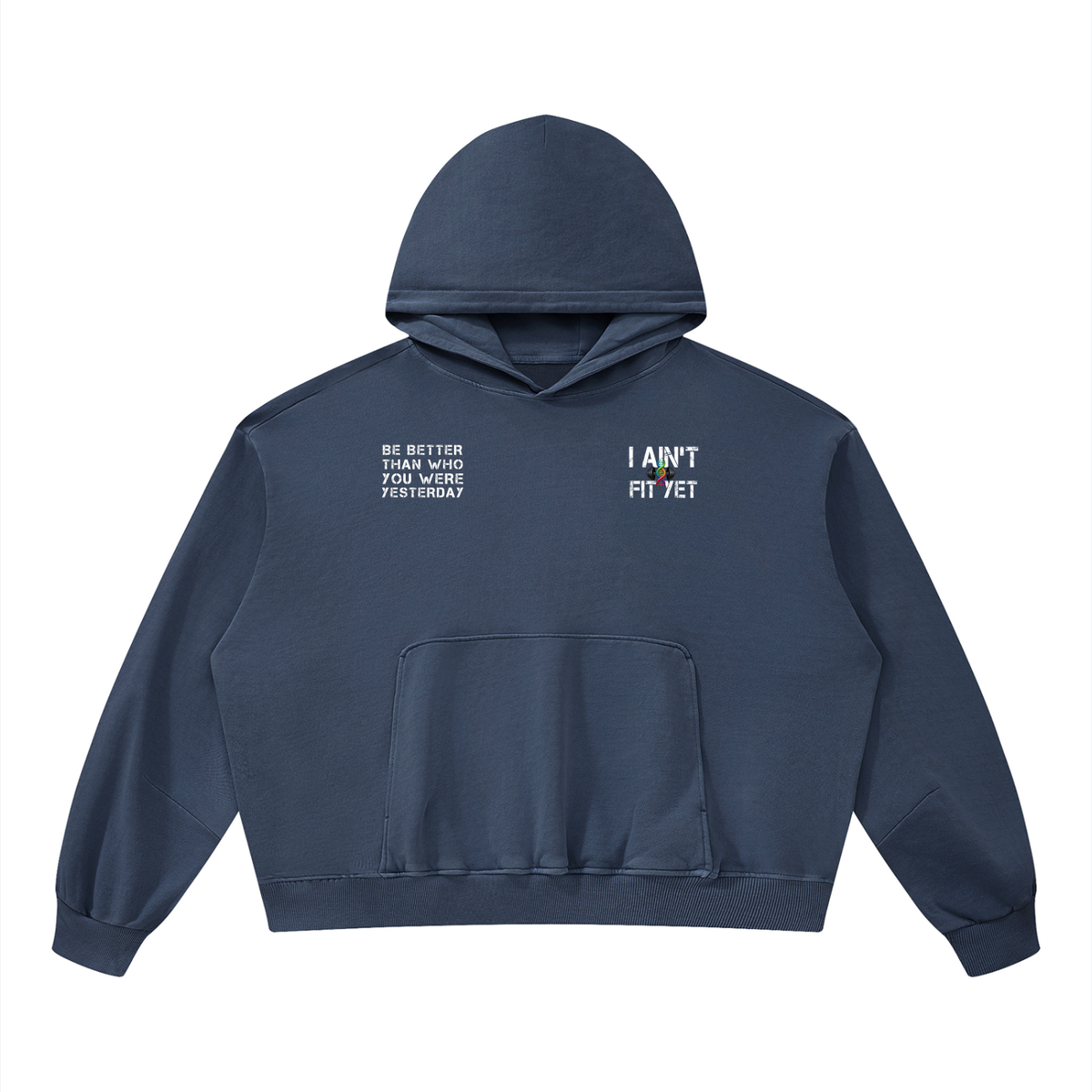 Unisex Boxy Vintage Washed Hoodie