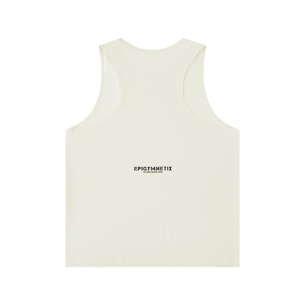 Men's Solid Color Crewneck Tank Top