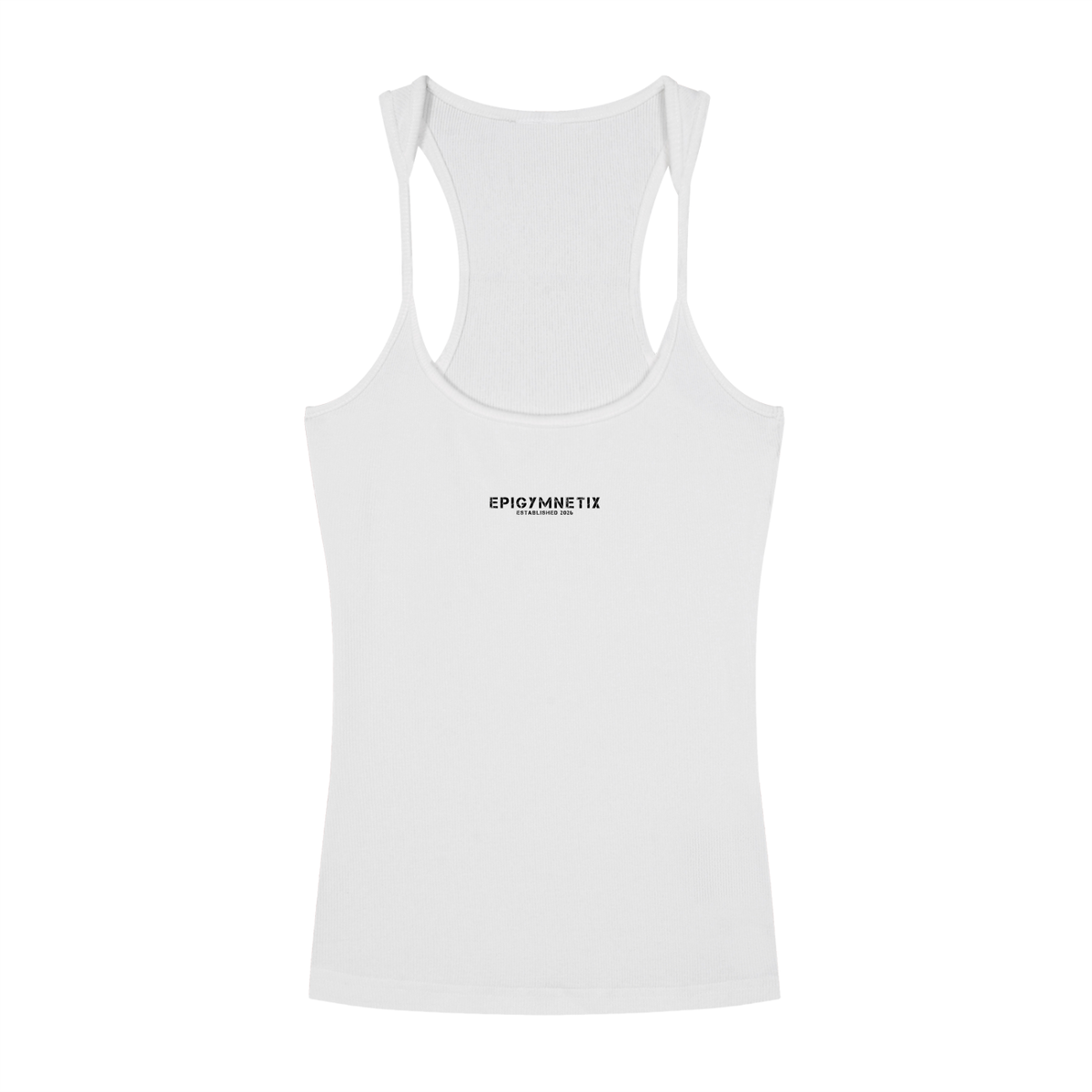 Ribbed racer back 