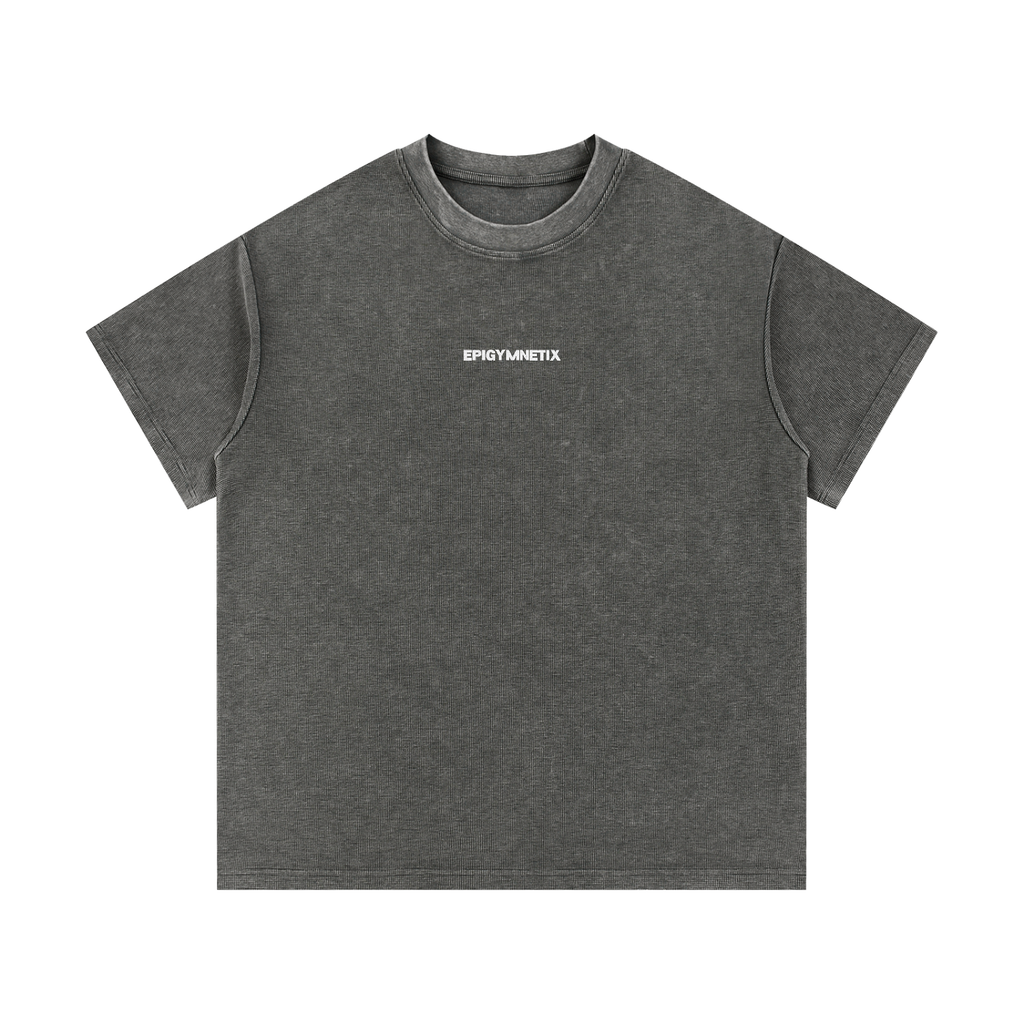Epigymnetix(Embro) - Mineral Wash Waffle Knit T-Shirt