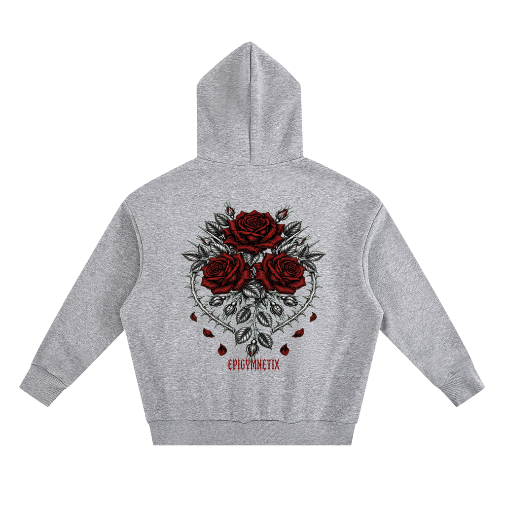 Roses - Essential Heavyweight Boxy Fleece Hoodie