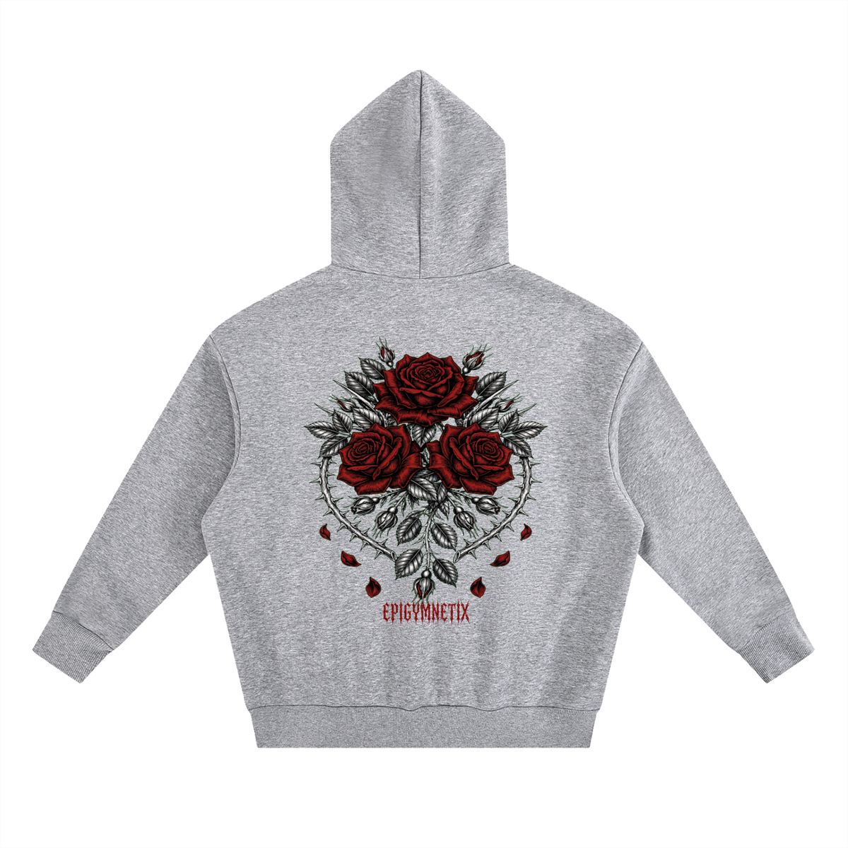 Roses - Essential Heavyweight Boxy Fleece Hoodie