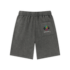 I AIN'T FIT YET - Mineral Wash Waffle Knit Shorts