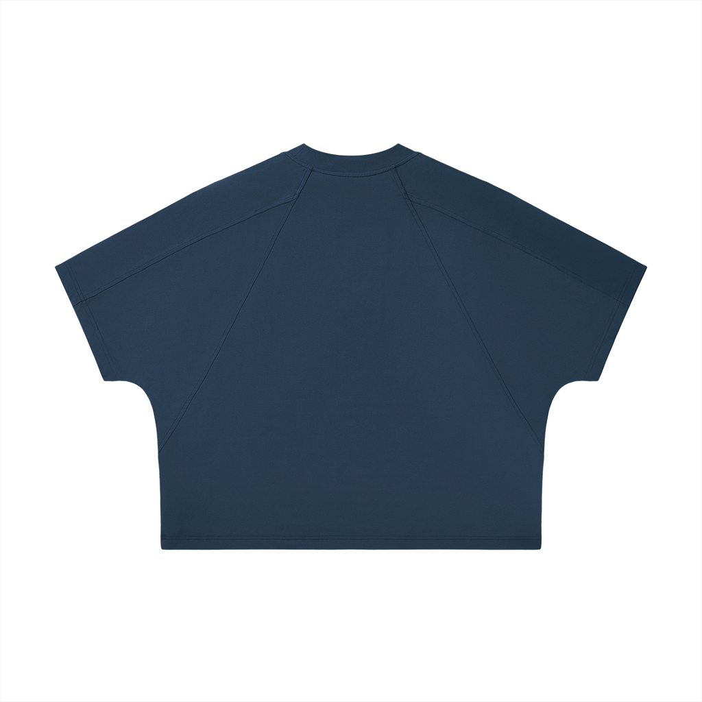 Unisex Boxy Tonal Paneling T-Shirt