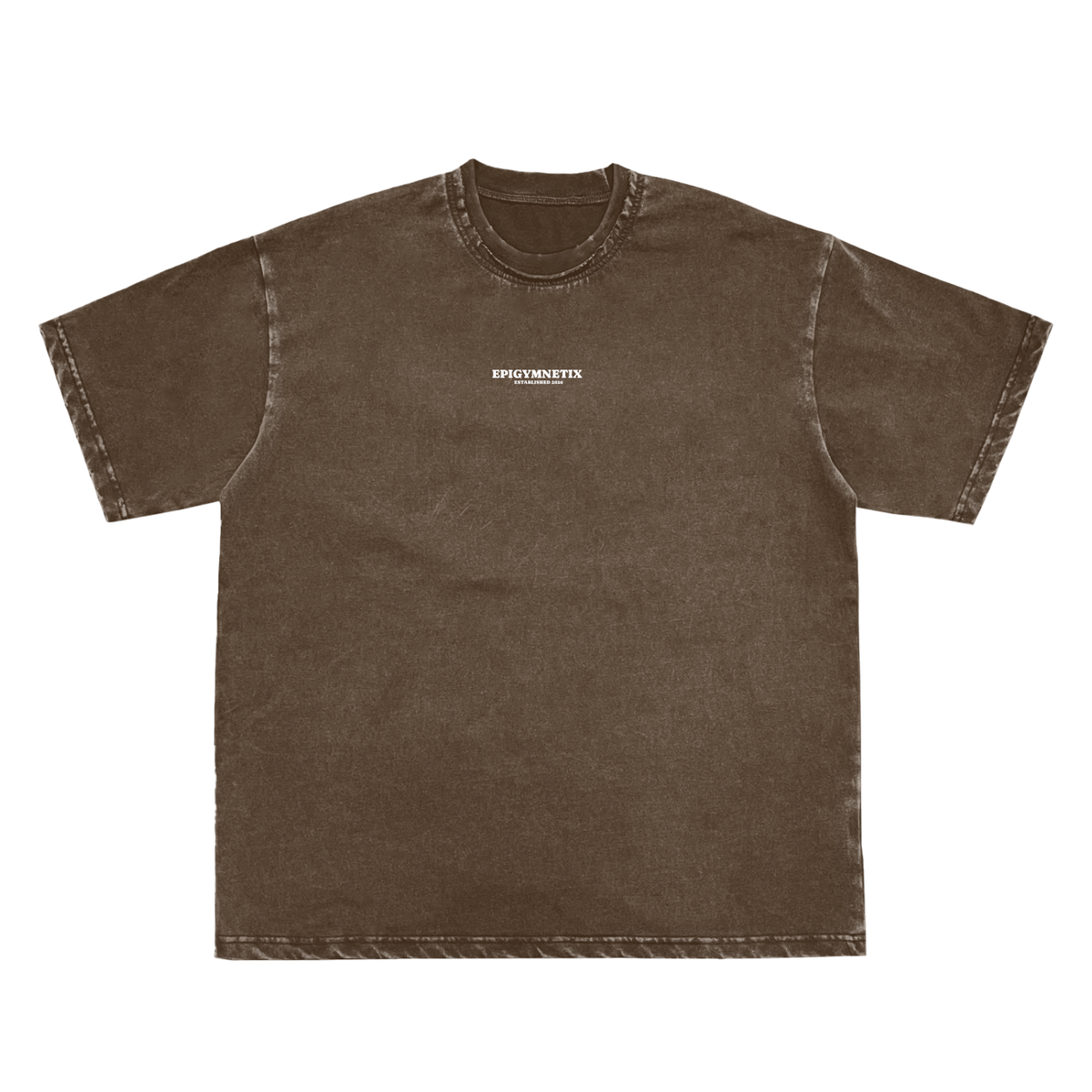 Fearless - Snow Washed Raw-Edge Neckline T-Shirt
