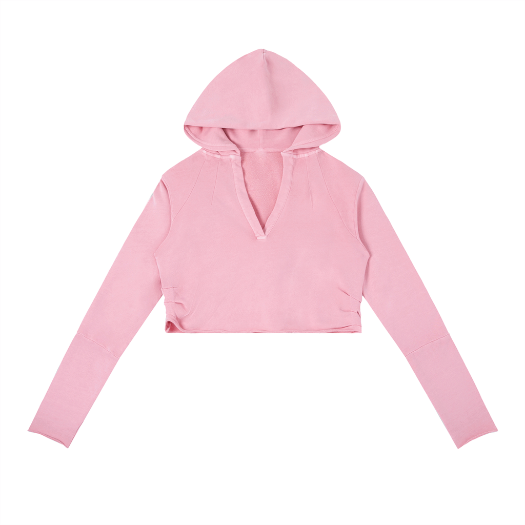 You Are Enough - Vintage Washed Raw Edge Hoodie