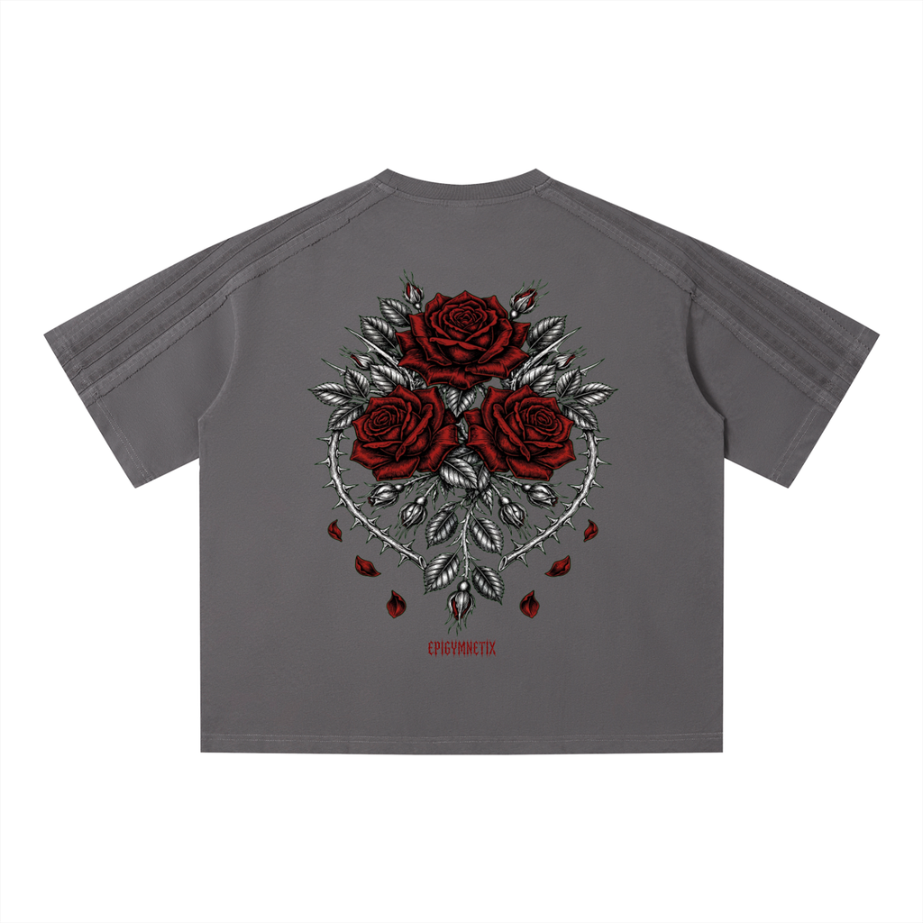 Roses - Unisex Vintage Wash Boxy T-Shirt