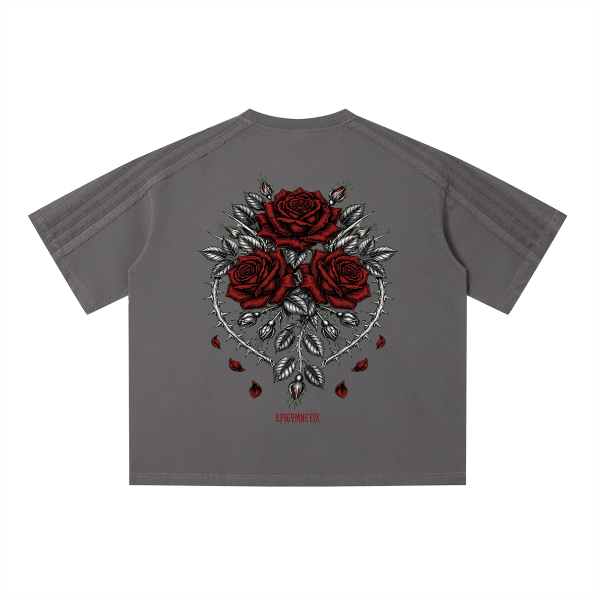 Roses - Unisex Vintage Wash Boxy T-Shirt