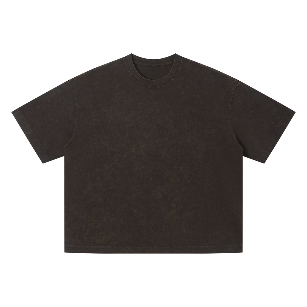 Love you all my life (Boxy Fit) - Unisex Vintage Wash Boxy T-Shirt