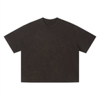 Love you all my life (Boxy Fit) - Unisex Vintage Wash Boxy T-Shirt