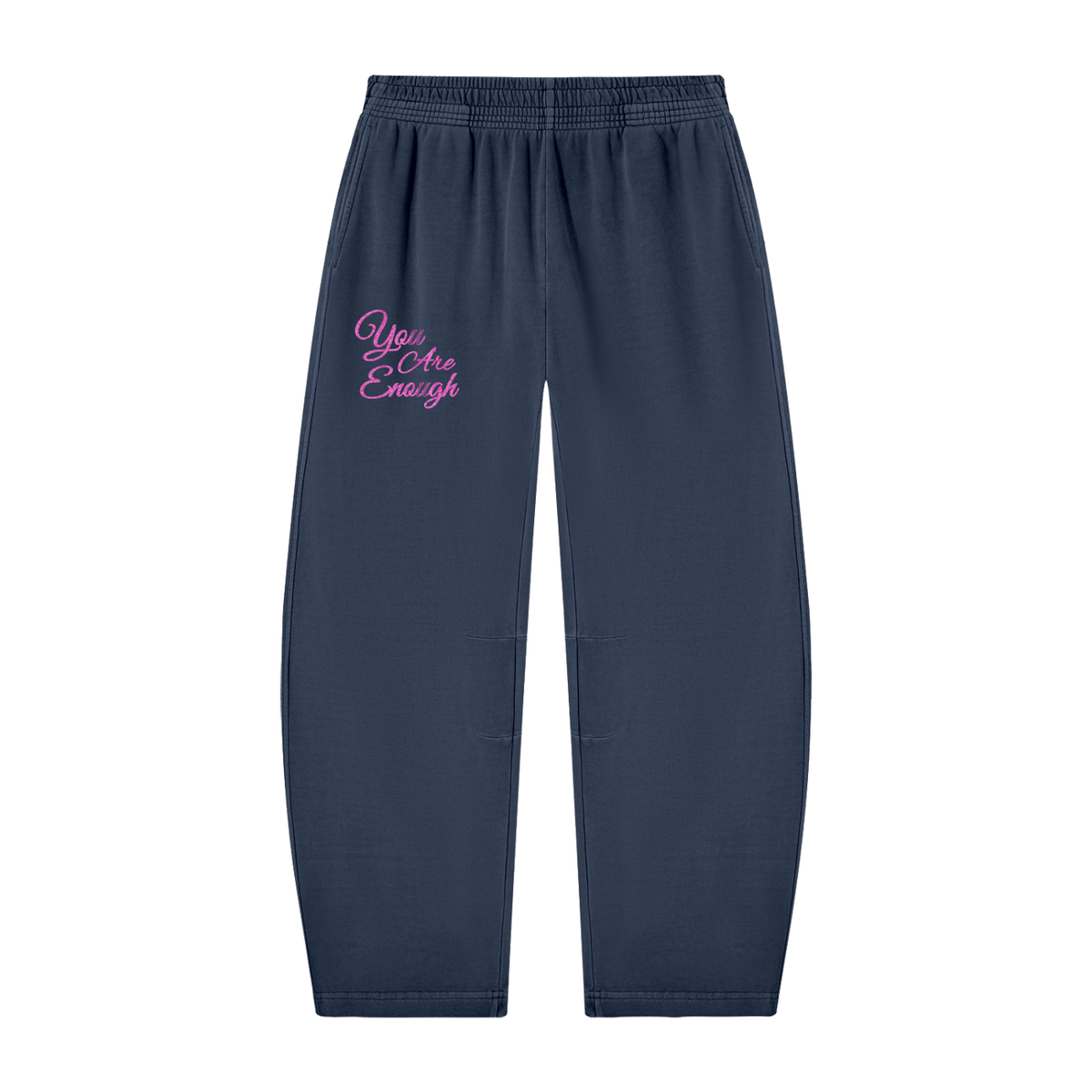 You are enough - Unisex Vintage Washed Barrel Leg Sweatpants