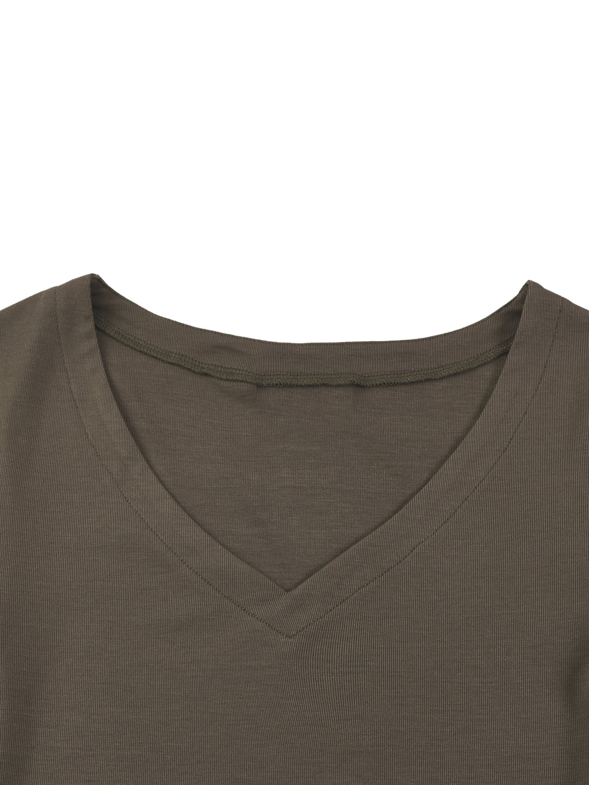 Tencel Slim Fit V-Neck T-Shirt