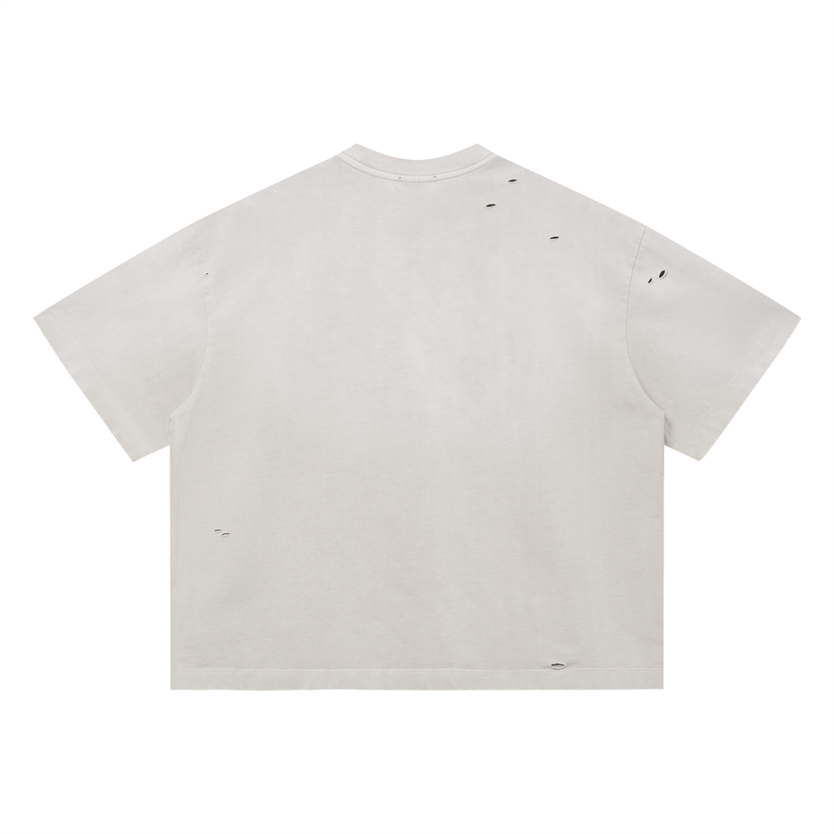 King - Vintage Washed Distressed Boxy Oversized T-Shirt