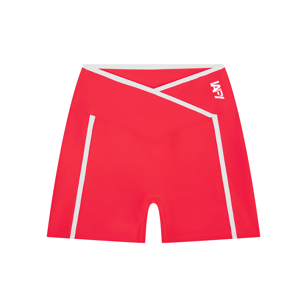 Women’s High Rise Color Block Yoga Shorts