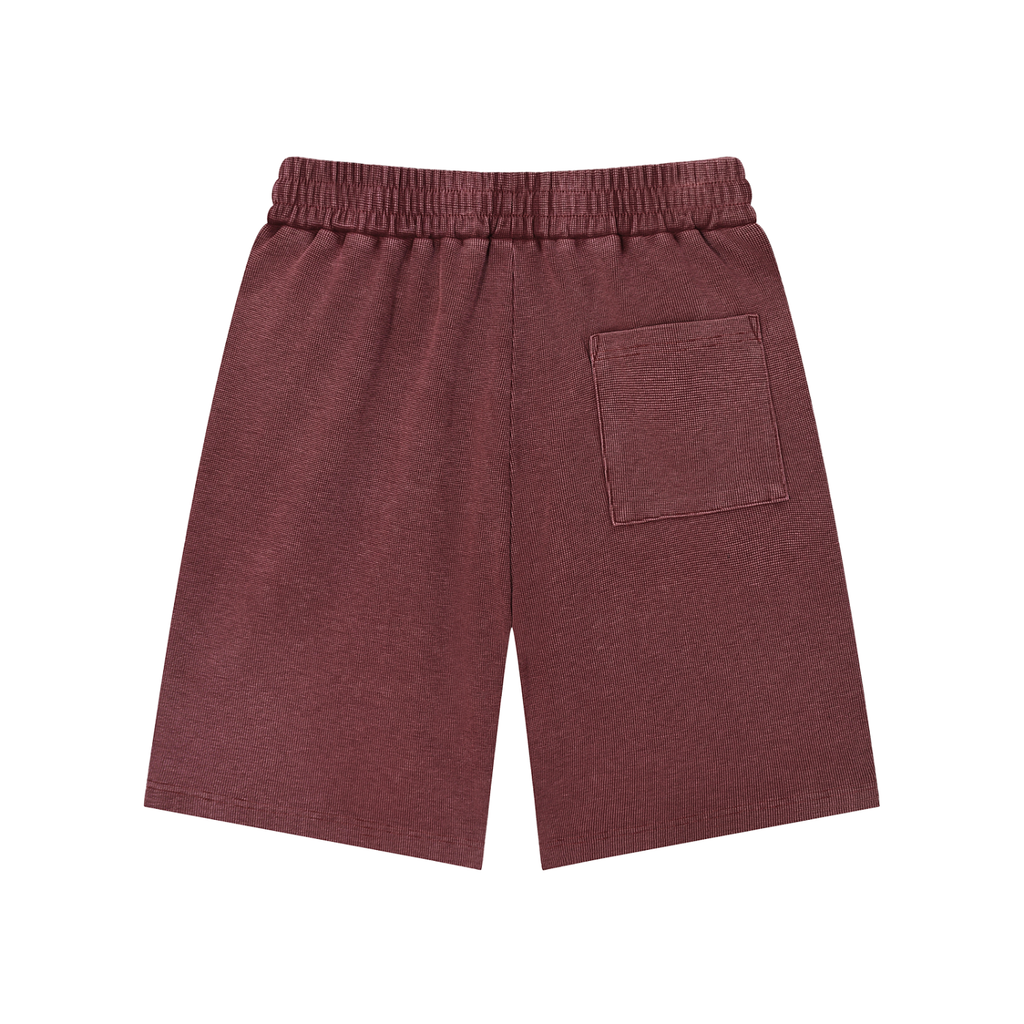EpigymnetiX - Mineral Wash Waffle Knit Shorts