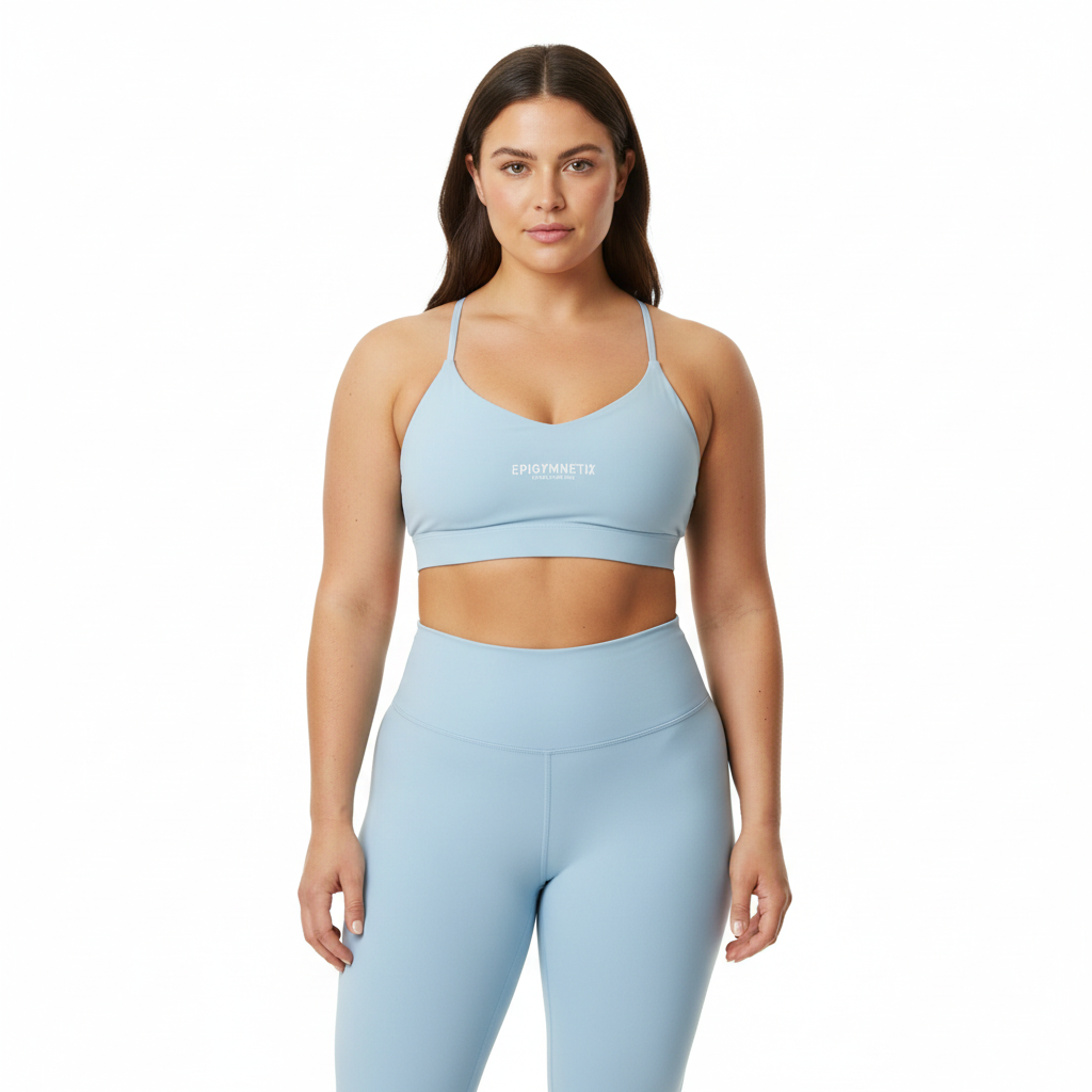 Strappy Criss Cross Yoga Sports Bra