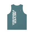 Never Finished - Men's Solid Color Crewneck Tank Top